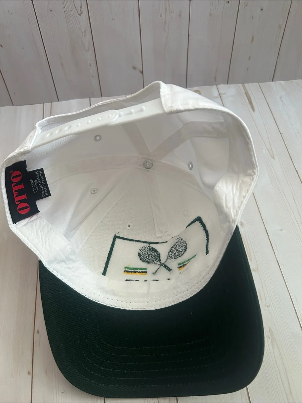 Tennis Pickle Ball Trucker Hat Women's Retro Snapback Adjustable Near New OTTO
